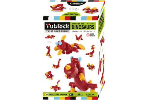 Tublock 管狀積木 Starter Set DINOSAURS