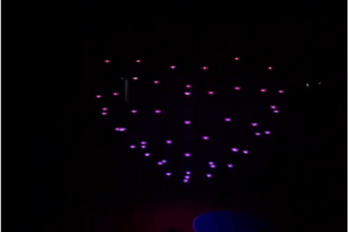 3D空間藝術:無人機群飛匯演